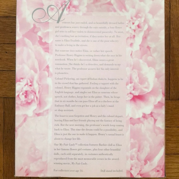 My Fair Lady Collector Edition Barbie - Picture 4 of 4